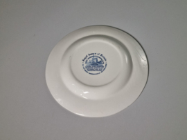 Engels blauw Enoch Wedgwood Royal Homes Of Britain ontbijtbordje 19,5 cm