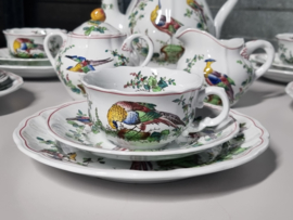 Copeland Spode Chelsea Birds Koffieservies Theeservies 5 personen