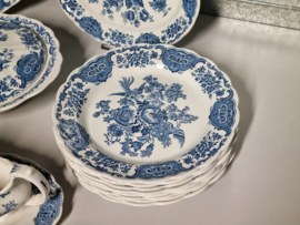 Engels Ridgway Windsor blauw Eetservies 8 personen