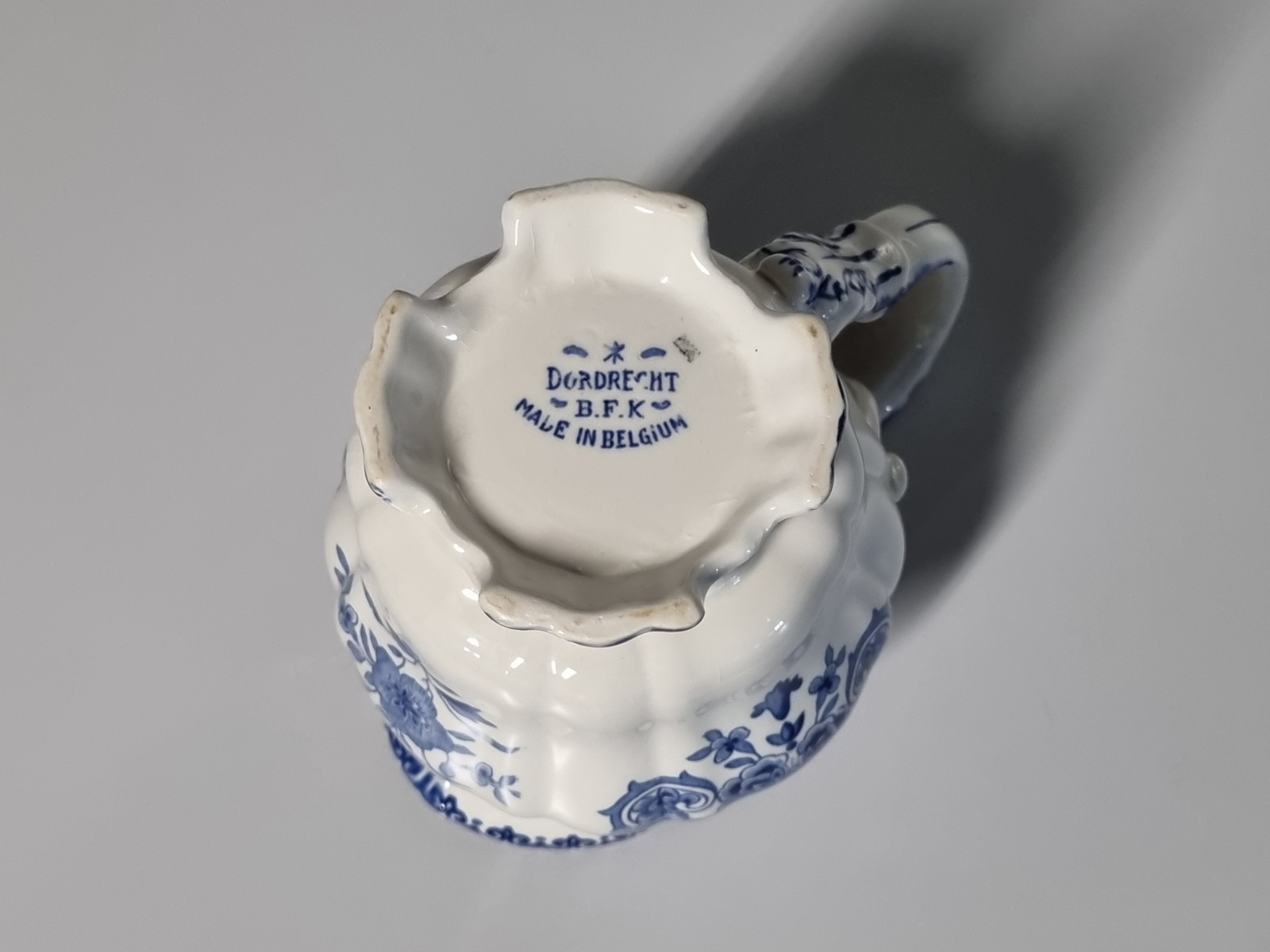 Boch BFK decor Dordrecht blauw robuuste Schenkkan 15 cm