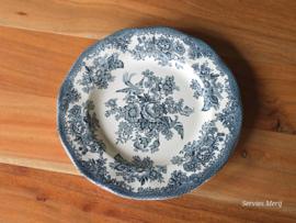 Engels petrol Enoch Wedgwood Asiatic Pheasants ontbijtbord 19,5 cm