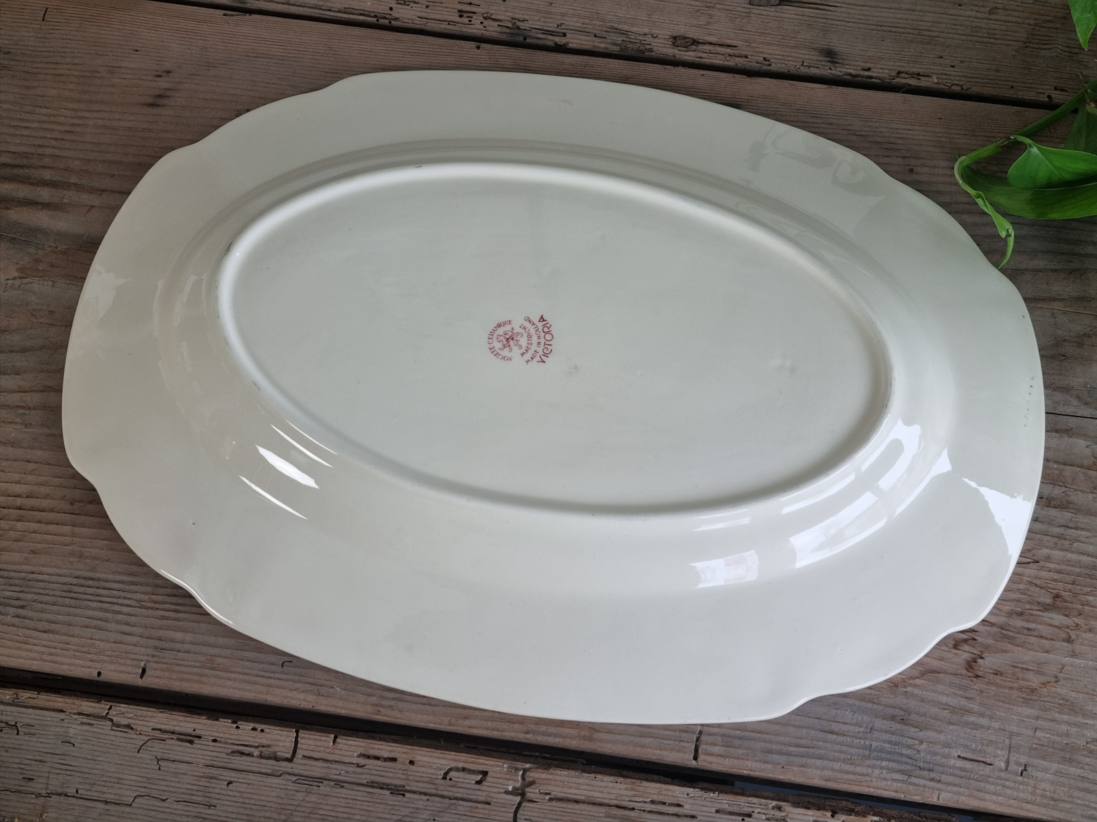 Victoria Rood Societe Ceramique set 3x Serveerschaal (wit)