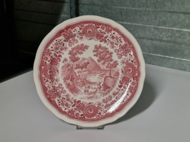 Villeroy en Boch Burgenland rood plat dinerbord 25 cm