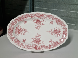 Villeroy en Boch Valeria rood ovale schaal 32 cm
