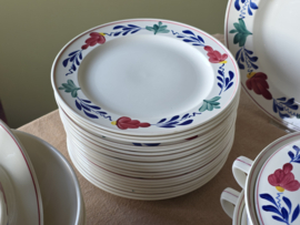 Oud Boerenbont Regout Royal Sphinx Eetservies 20 personen