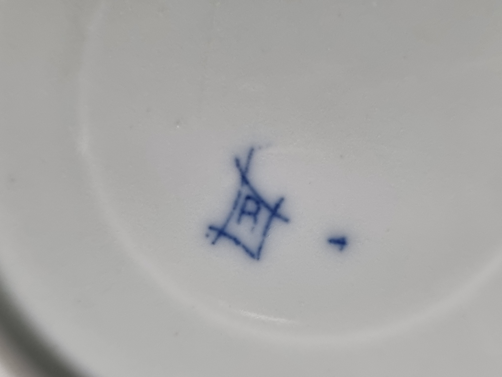Zwiebelmuster Regout set 5x Thee Kop en schotel (gedraaid oortje)