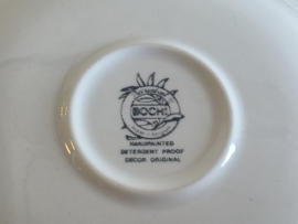 Boerenbont Boch set 4x thee kop en schotel (klein model, rond oortje)