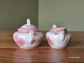 Villeroy en Boch Burgenland rood roomstel (gewoon model)