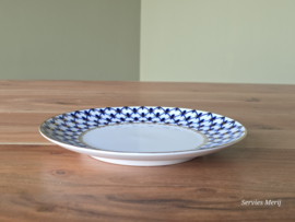 Lomonosov blauw Cobalt ontbijtbordje 20 cm
