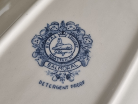 Balmoral Regout Royal Sphinx petrol blauw Serveerschaal | Broodschuit 33,5 cm
