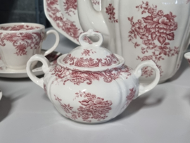 Villeroy en Boch Valeria rood Koffieservies 6 persoons