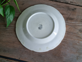 Boerenhoeve Zwart Societe Ceramique Plat Bord | Dinerbord 23,5 cm