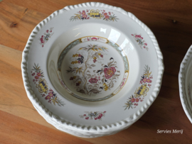 Engels gekleurd Adams Jeddo eetservies 14 personen
