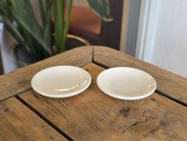 Wedgwood Queen's Ware set 2x Theezakjeslegger 7,5 cm