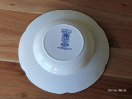 Engels blauw Johnson Bros Haddon Hall diep pasta curry bord 25,5 cm