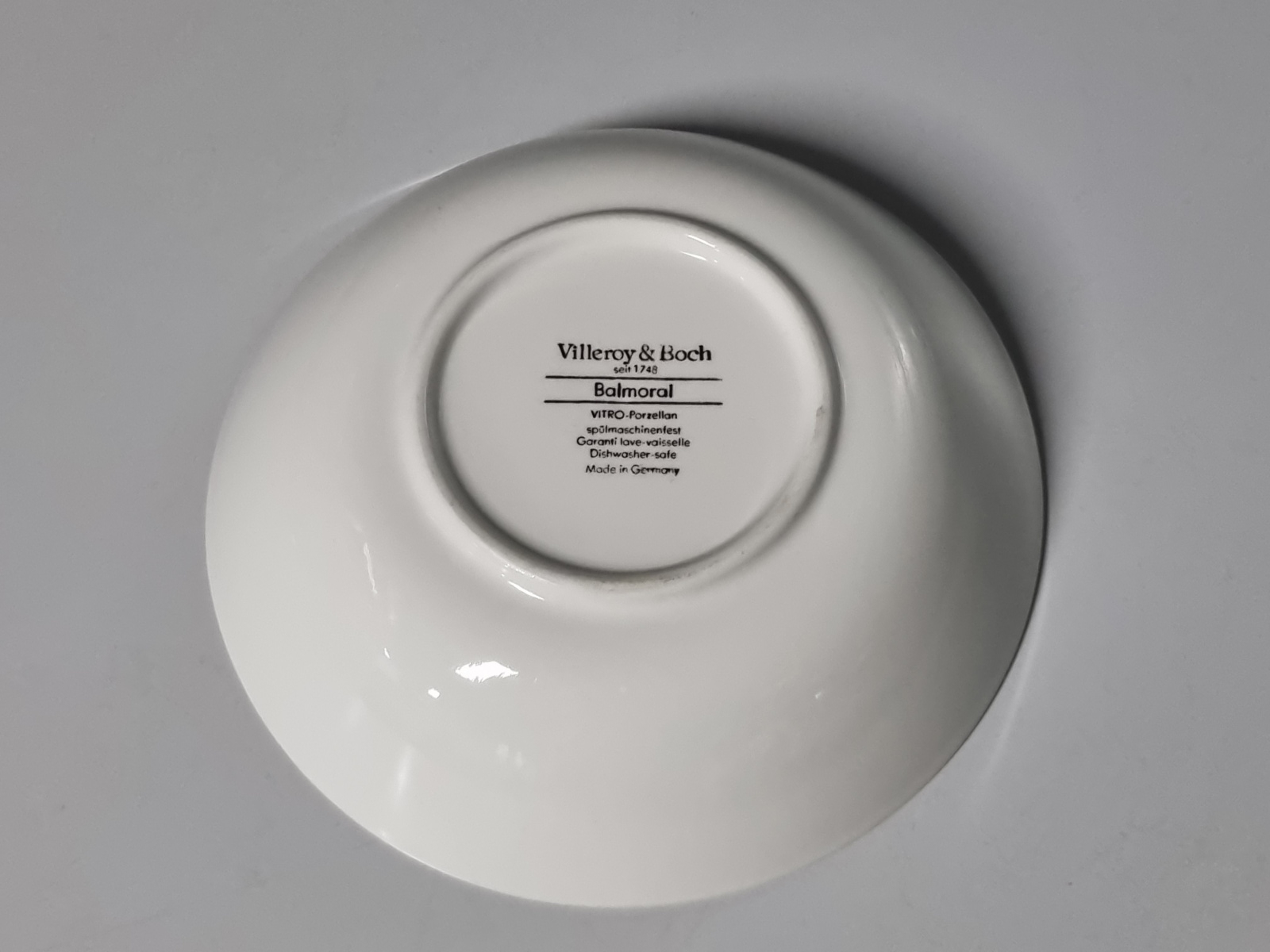 Villeroy en Boch Balmoral blauw schaal of diep bord voor bijv pasta- of rijstgerechten 20,5 cm