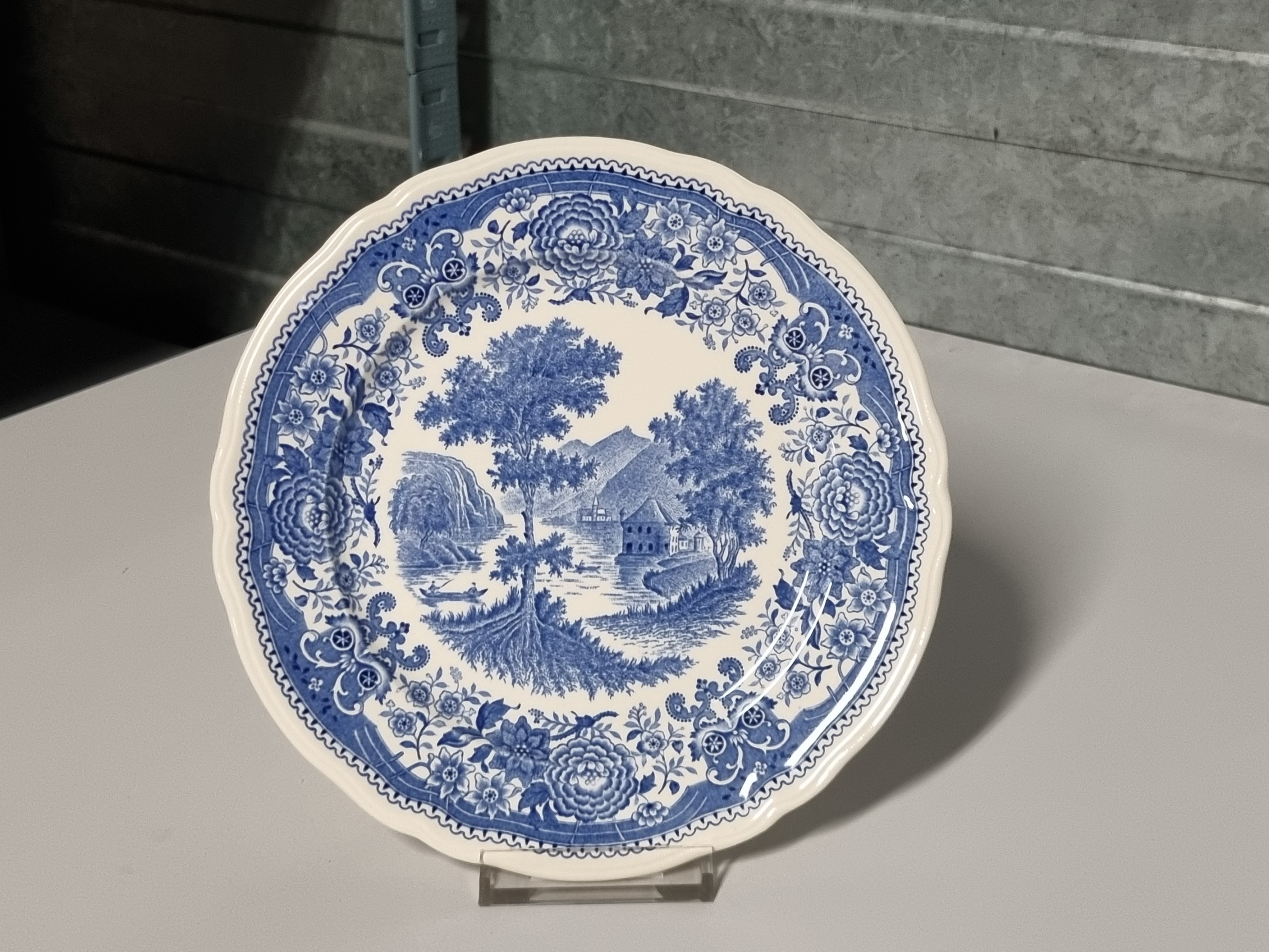 Villeroy en Boch Burgenland blauw ontbijtbordje 19 cm