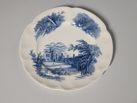 Engels blauw Johnson Bros Haddon Hall Dinerbord 25,5 cm