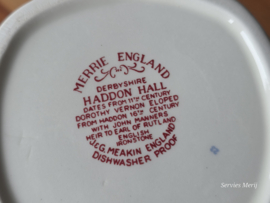 Engels rood Meakin Merrie England theepot