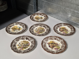 Engels Palissy Game Series set 6x bordje 17,5 cm