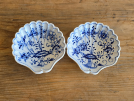 Zwiebelmuster onbekend merk Set 2x schelpschaal