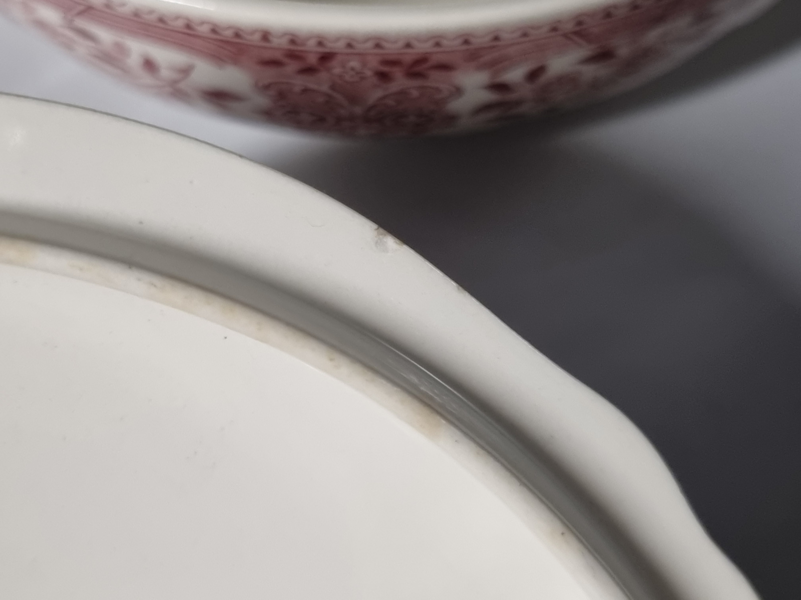 Villeroy en Boch Burgenland rood set 2x kleine Dekschaal Terrine