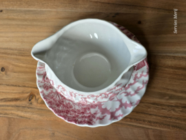 Engels rood Myott Royal Mail Postkoets Sauskom op vaste onderschotel