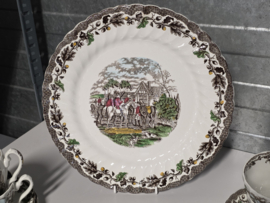 Engels bruin Jachtservies Myott's Country Life Koffieservies theeservies 8 personen