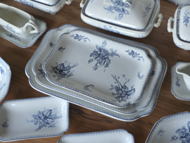 Meibloem Petrus Regout Compleet Eetservies 16 persoons (hoekig model)