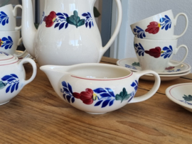 Boerenbont Boch Koffieservies model Zeeland 8 personen (groene stempel)