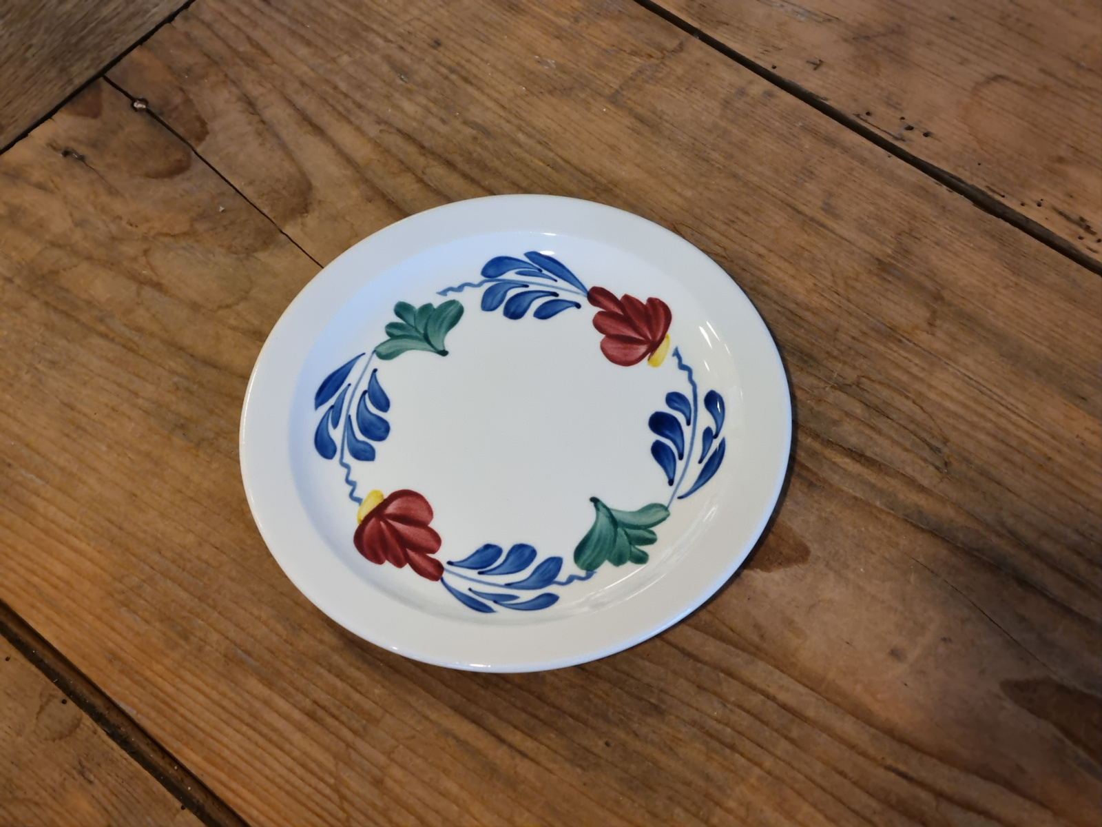 Oud Boerenbont Regout | Royal Sphinx set 6x Serveerbordje met rand 17,5 cm