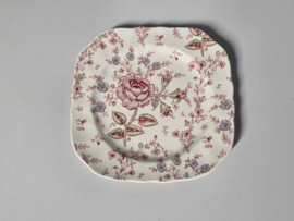 Johnson Bros Rose Chintz Vierkant Ontbijtbord 19 cm