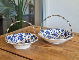 Beatrix Societe Ceramique set 2x Serveerschaal met verzilverde greep