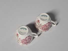 Johnson Bros Rose Chintz set 2x espresso kopje 6 cm