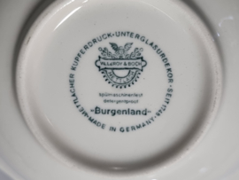 Villeroy en Boch Burgenland blauw rond schaaltje 16 cm