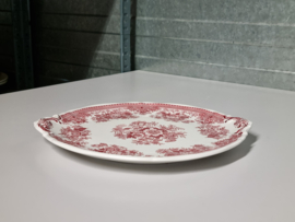 Villeroy en Boch Fasan rood Gebakschaal Serveerschaal 28,5 cm