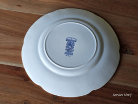 Engels blauw Johnson Bros Haddon Hall dinerbord 25,5 cm