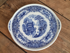 Regout Sphinx Castillo blauw schaal 30,5 cm