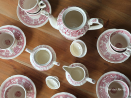 Villeroy en Boch Burgenland rood koffieservies 8 personen