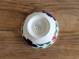 Boerenbont 418 Societe Ceramique Kommetje op voet 10 cm