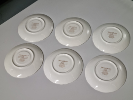 Villeroy en Boch Fasan rood set 6x Soepkom met Schotel