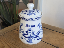 Zwiebelmuster onbekend merk voorraadpot Sugar