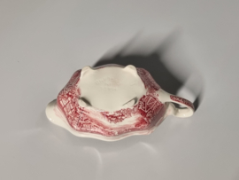 Engels rood Johnson Bros Olde English Countryside sauskom met oor