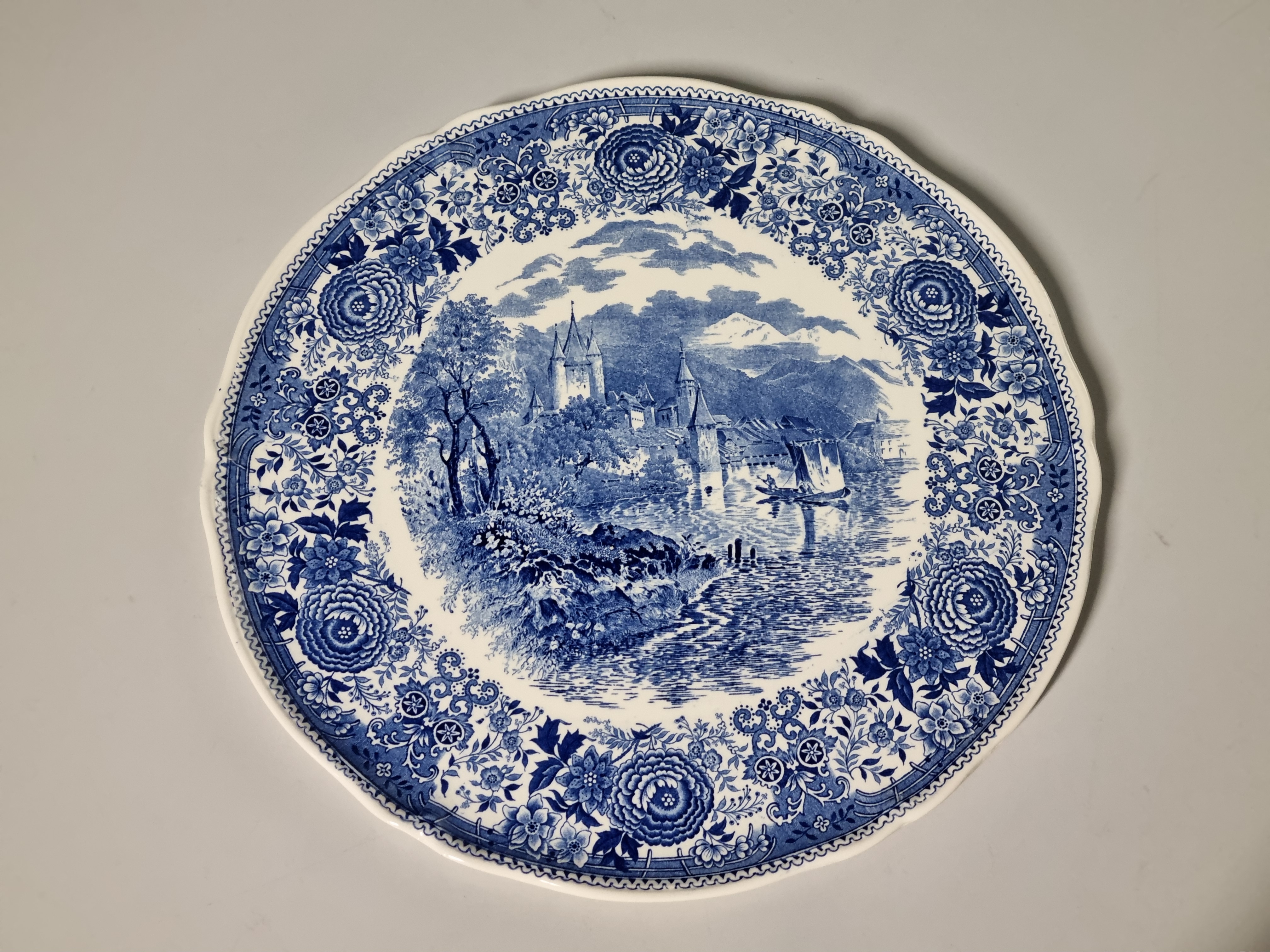 Villeroy en Boch Burgenland blauw Serveerplateau 32 cm