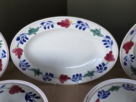 Oud Boerenbont Regout Royal Sphinx Eetservies 20 personen