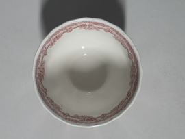 Engels rood Jachtservies Myott's Country Life suikerschaaltje (randje binnenkant)