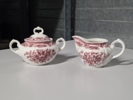 Villeroy en Boch Fasan rood koffieservies 6 personen