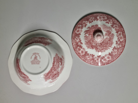 Engels rood Enoch Wedgwood Woodland Dekschaal Terrine
