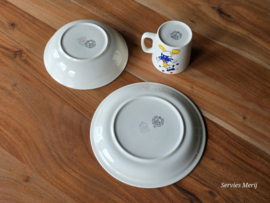 Regout Royal Sphinx Donald Duck Ontbijtset 1-pers.