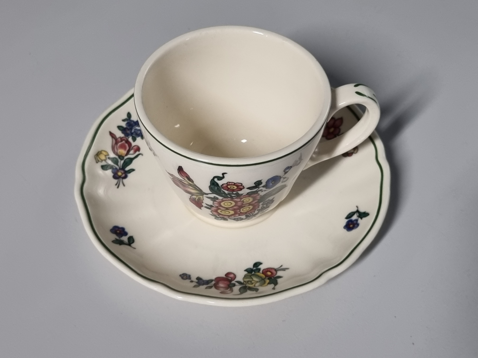 Verkocht = Villeroy en Boch Alt Strassburg Koffie Kop en Schotel